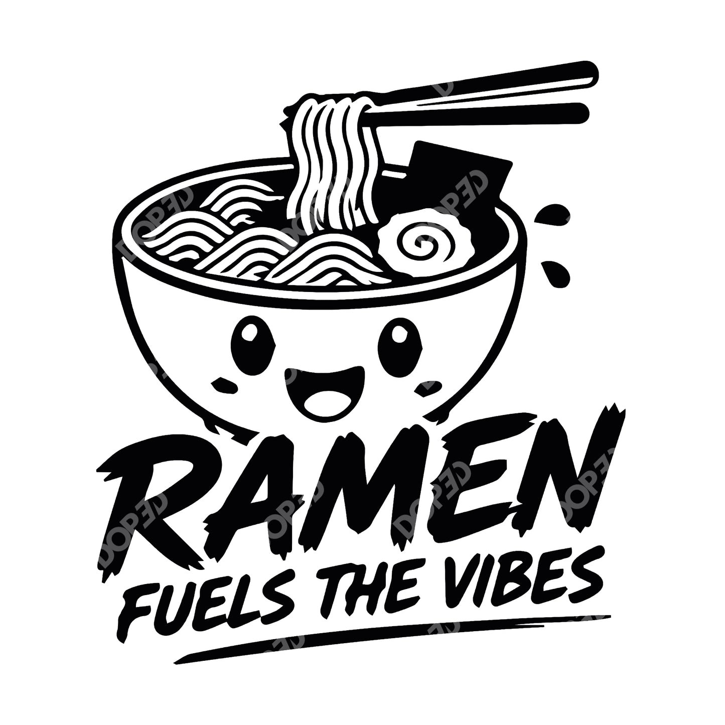 // ramen fuels the vibes