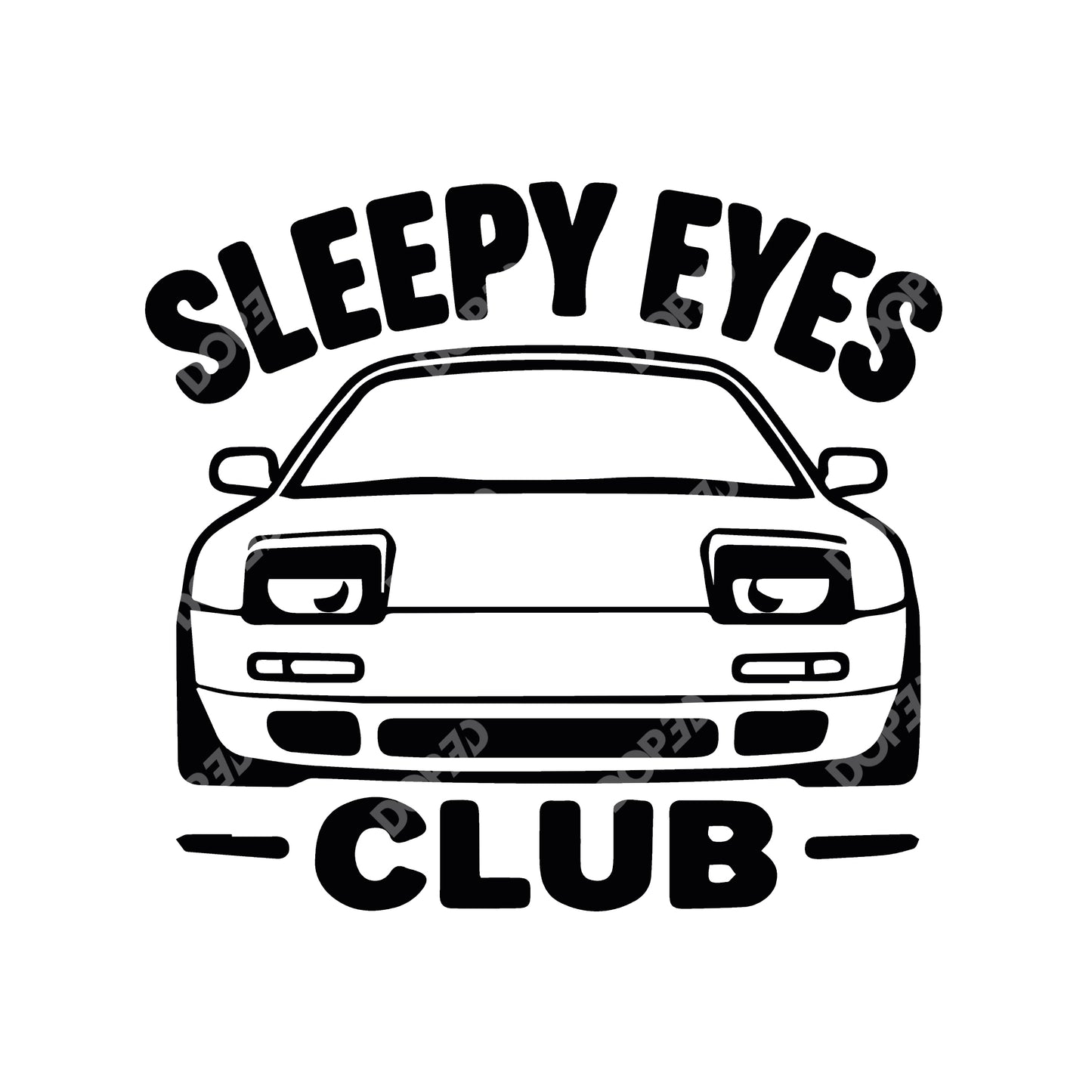 // sleepy eyes