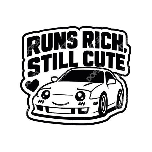 // runs rich, still cute