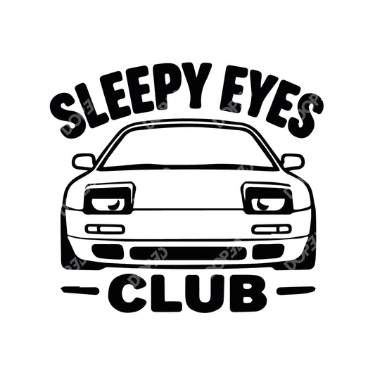 // sleepy eyes